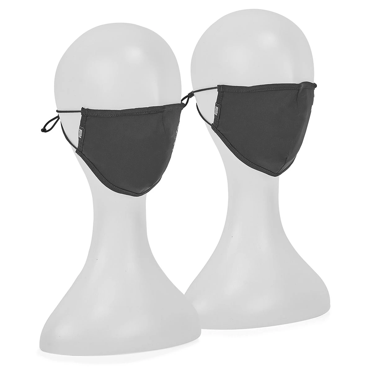 Puma Unisex Puma Unity Face Mask - Black 2pk 2 Puma Unisex Puma Unity Face Mask - Black 2pk - Image 2