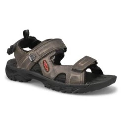 Keen Men's Targhee III Open Toe Sandal - Grey