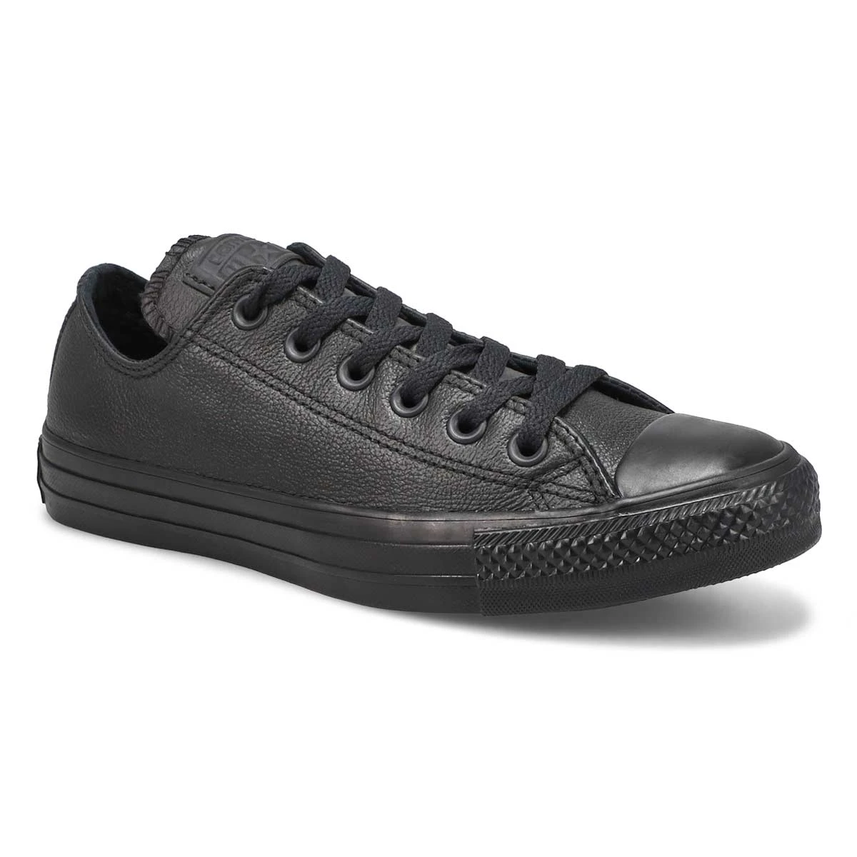 Converse Lds CTAS Leather Ox Sneaker-Black Mo 1 Converse Lds CTAS Leather Ox Sneaker-Black Mo