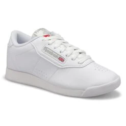 Reebok Women's Princess Lace Up Sneaker - Whi