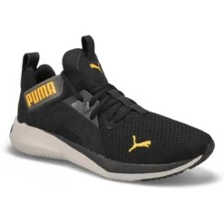 Puma Mens Softride Enzo NXT Sneaker-Blk/Yello 6 Puma Mens Softride Enzo NXT Sneaker-Blk/Yello -Shoes Zone 195234 11 XXX 2