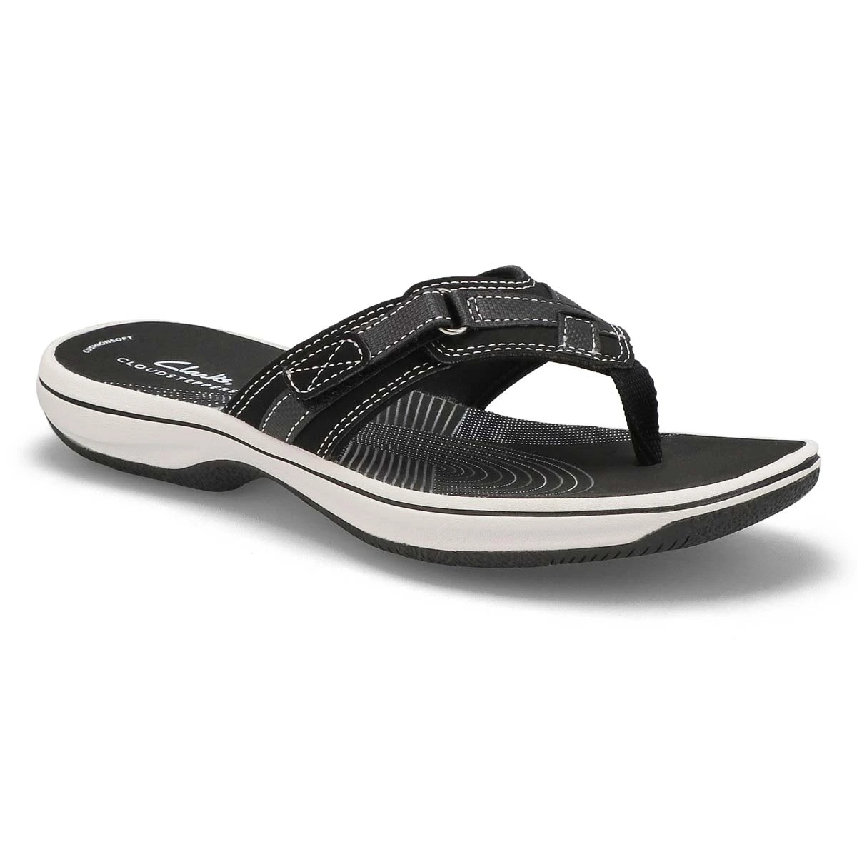 Clarks Women's Breeze Sea Thong Sandal - Whit 2 Clarks Women's Breeze Sea Thong Sandal - Whit - Image 2