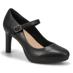 Clarks Women's Ambyr Shine Dress Heel - Black