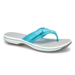 Clarks Women's Breeze Sea Thong Sandal - Yell -Shoes Zone 26158714M XXX 1