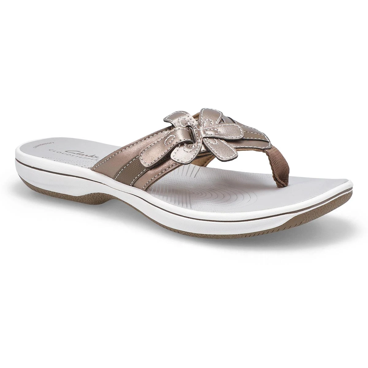 Clarks Women's Brinkley Thong Casual Sandal - 2 Clarks Women's Brinkley Thong Casual Sandal - - Image 2
