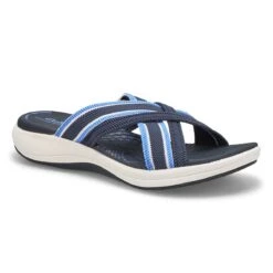 Clarks Women's Mira Isle Slide Sandal - Navy