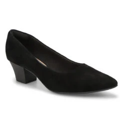 Clarks Women's Teresa Step Suede Slip On Heel