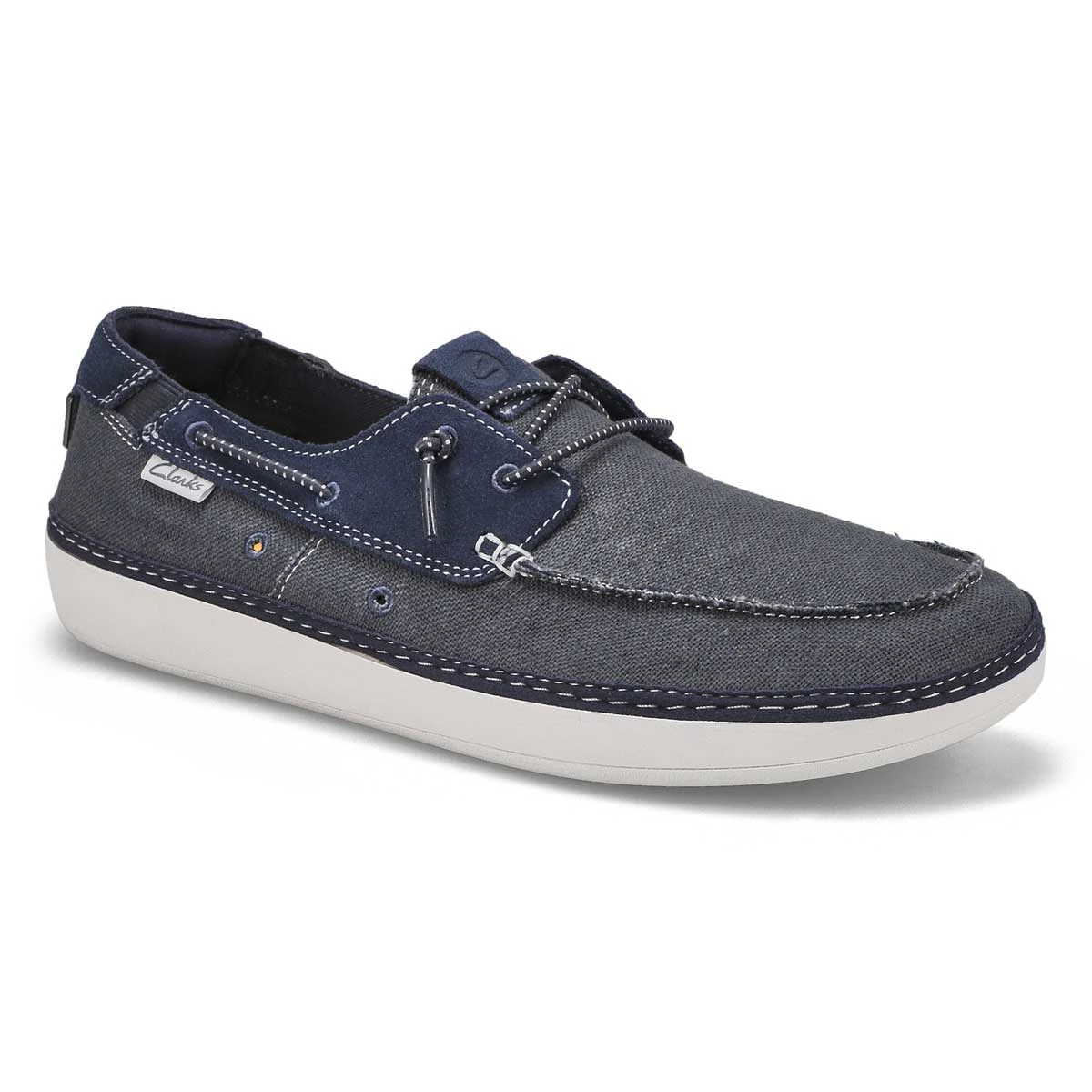 Clarks Men's Higley Tie Casual Shoe - Navy 1 Clarks Men's Higley Tie Casual Shoe - Navy