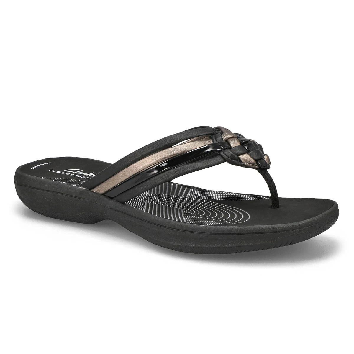 Clarks Women's Breeze Coral Thong Sandal - Me 2 Clarks Women's Breeze Coral Thong Sandal - Me - Image 2