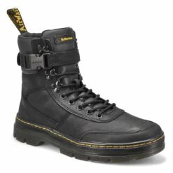 Dr. Martens Dr Martens Men's Combs Tech Combat Boot- Blac