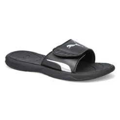 Puma Womens' Royal Cat Sandal - Black/Silver