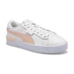 Puma Girls' Jada Jr Sneaker - White/Pink