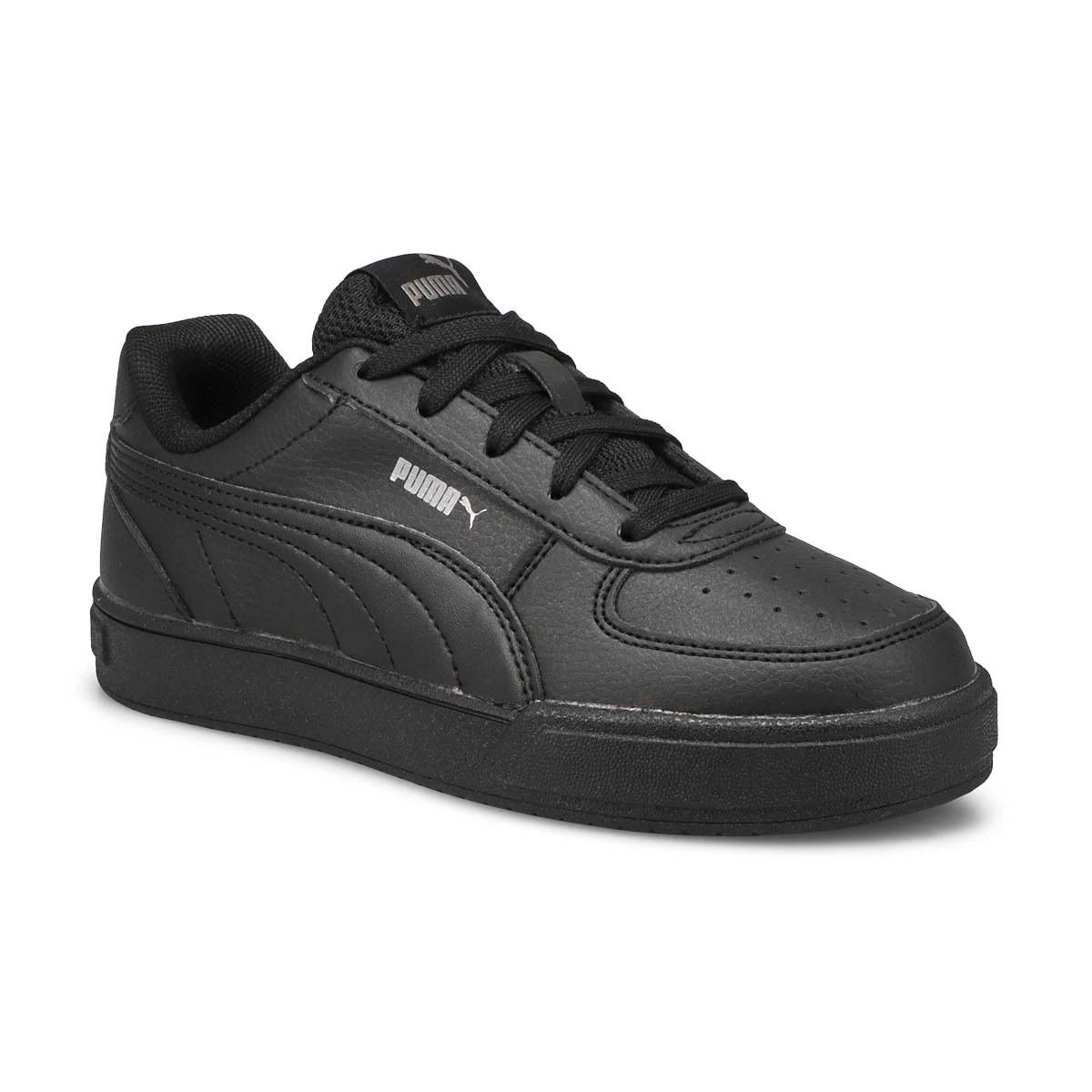 Puma Kids' Caven Jr PS Sneaker -Black/Steel G 1 Puma Kids' Caven Jr PS Sneaker -Black/Steel G