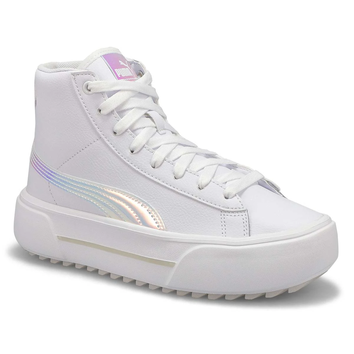 Puma Women's Kaia Mid Platform Sneaker - Whit 1 Puma Women's Kaia Mid Platform Sneaker - Whit