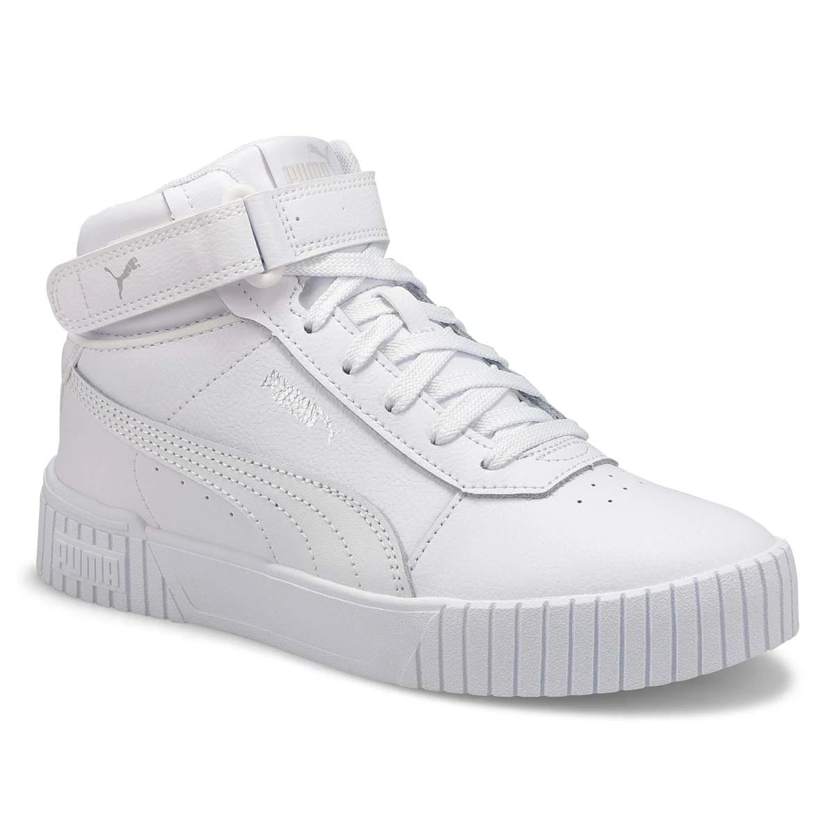 Puma Women's Carina 2.0 Mid Sneaker - White 1 Puma Women's Carina 2.0 Mid Sneaker - White