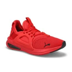 Puma Boys' Softride Enzp Evo Jr Sneaker - Red