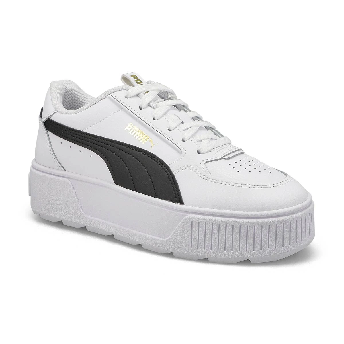 Puma Girls' Karmen Rebelle Jr Sneaker - White 2 Puma Girls' Karmen Rebelle Jr Sneaker - White - Image 2