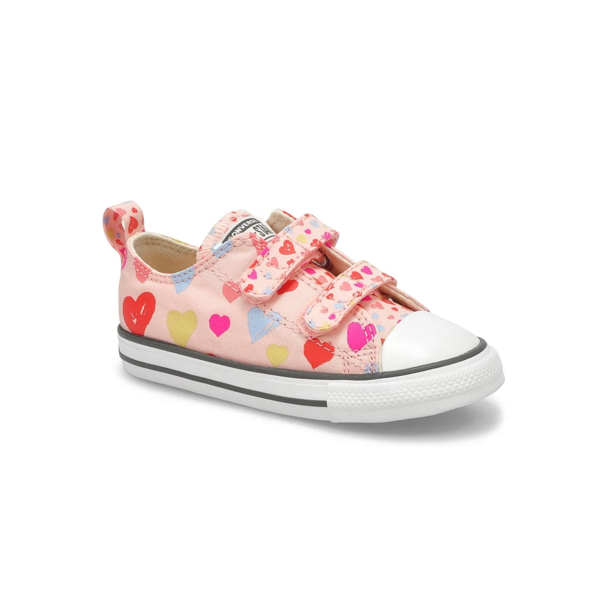 Converse Infants' All Star 2V Heart Print Sne 1 Converse Infants' All Star 2V Heart Print Sne