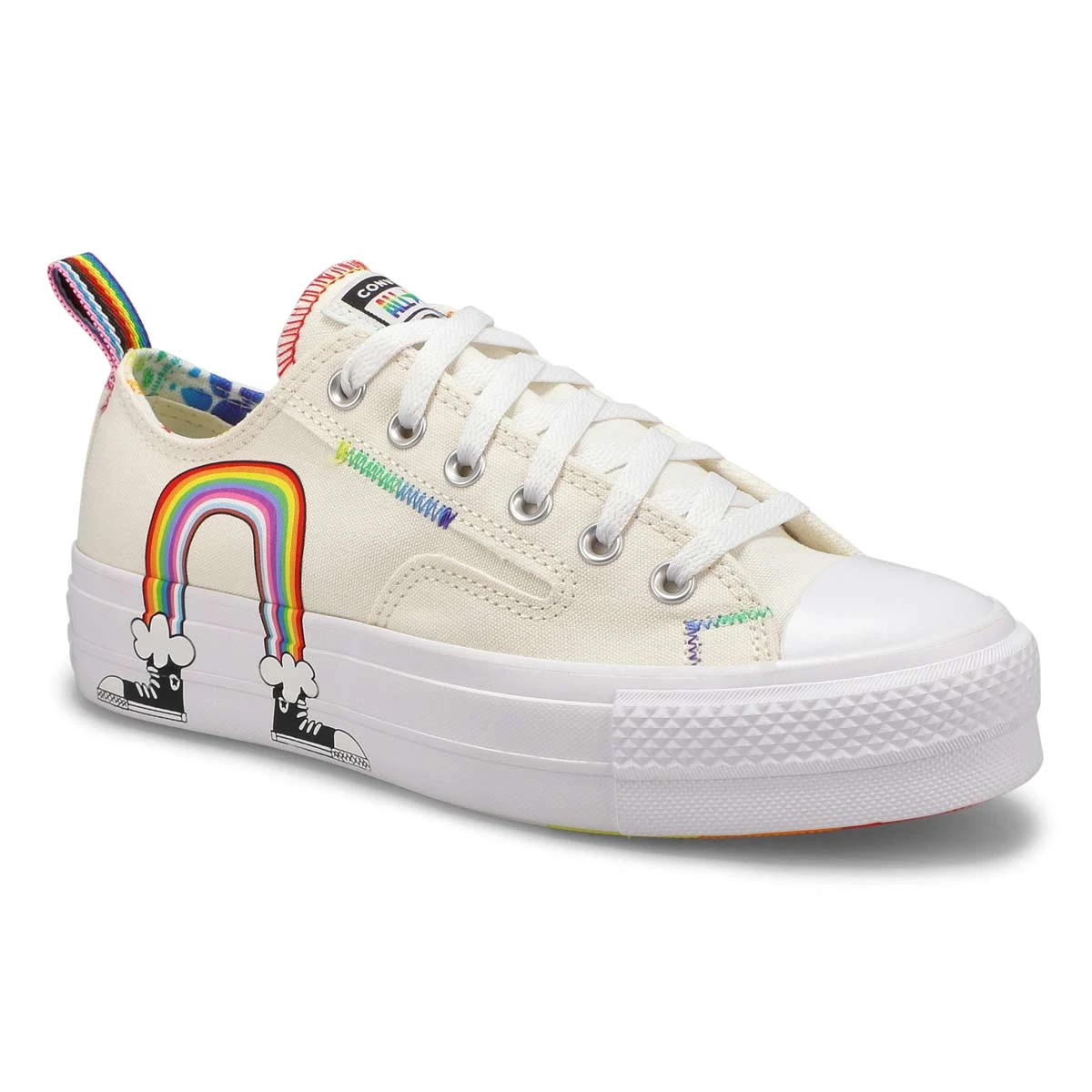 Converse Women's CT All Star Lift Low Pride S 1 Converse Women's CT All Star Lift Low Pride S