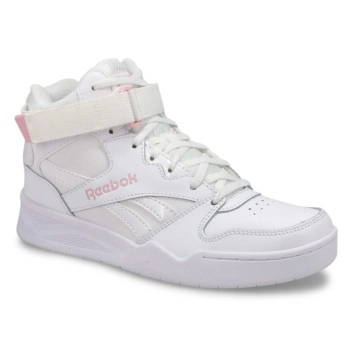 Reebok Women's Royal BB4500 Sneaker- White/ P 1 Reebok Women's Royal BB4500 Sneaker- White/ P