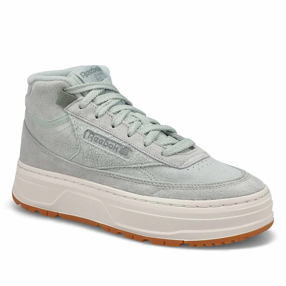 Reebok Women's Club C Geo Mid Sneaker 3 Reebok Women's Club C Geo Mid Sneaker - Image 3