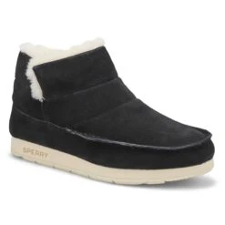 Sperry Women's Moc-Sider Bootie -Black