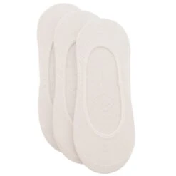 Sperry Women's Solid White Micro Liner - 3 Pa